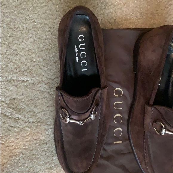 gucci horsebit loafers brown suede - Picture 5 of 6